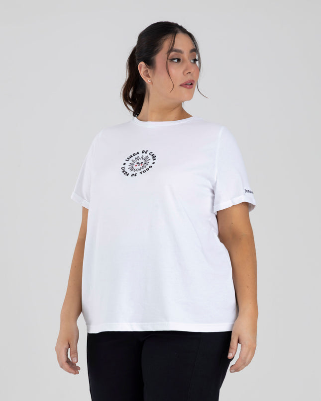 Camiseta Pretty White