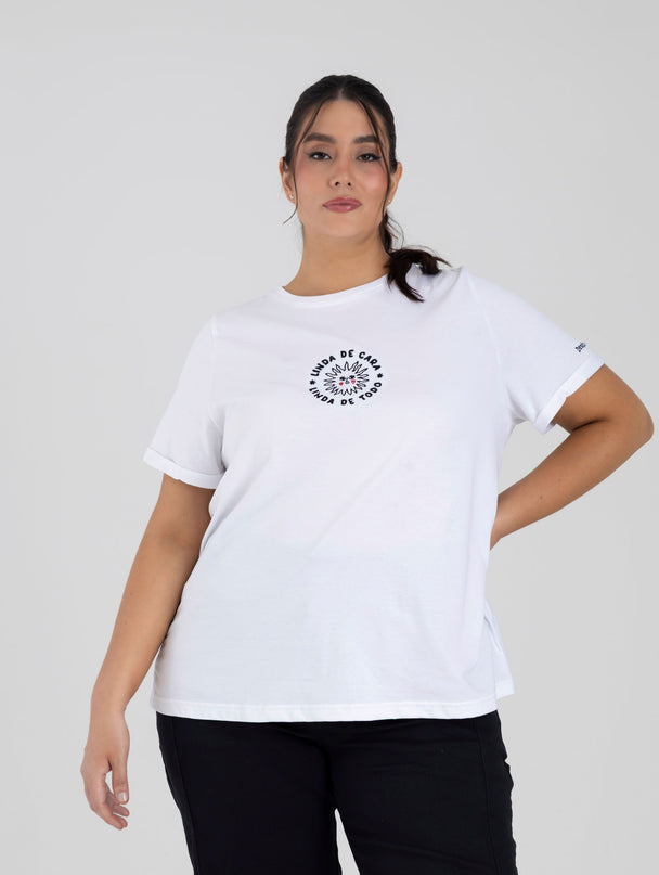Camiseta Pretty White